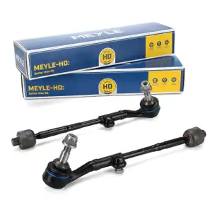 2x MEYLE HD Reinforced Tie Rod for BMW 1 Series E81-88, 3 Series E90-93, X1 E84 (N45, N46, N47) &ndash; Front