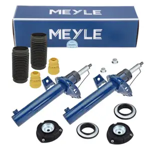 2x MEYLE Sto&szlig;d&auml;mpfer + Dreckschutz + Domlager f&uuml;r VW Tiguan SKODA Kodiaq vorne