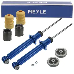 2x MEYLE Sto&szlig;d&auml;mpfer + Staubschutz + Domlager f&uuml;r BMW 5er E60 520-550i 520-535d hinten