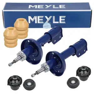 2x MEYLE Sto&szlig;d&auml;mpfer + Staubschutz + Domlager f&uuml;r OPEL Astra G mit Standard Fahrwerk vorne