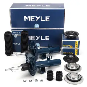 2x MEYLE Sto&szlig;d&auml;mpfer Staubschutz HD VERST&Auml;RKT Domlager f&uuml;r VW Multivan Transporter vorne