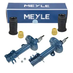 2x MEYLE shock absorbers + dust covers for ABARTH / FIAT Grande / Punto / Evo 199 (front)