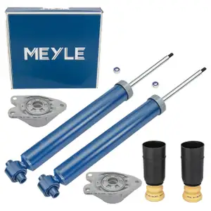 2x MEYLE Sto&szlig;d&auml;mpfer + Staubschutz + Domlager f&uuml;r BMW 3er F30 bis 01.2014 hinten