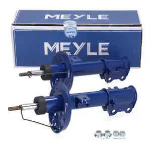2 MEYLE shock absorbers + dust covers for FIAT Grande/Punto/Evo 199 and OPEL Corsa D (front)