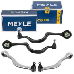 4x MEYLE HD Querlenker Lenker Radaufh&auml;ngung f&uuml;r BMW 5er E34 Vorderachse vorne + hinten
