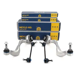 2x MEYLE HD VERST&Auml;RKT Querlenker + 2x Koppelstange f&uuml;r BMW E81-88 E90-93 X1 E84 Z4 vorne