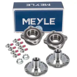 2x MEYLE Radnabe + Radlager Satz f&uuml;r BMW 5er F10 F11 F07 6er F12 F13 F06 7er F01-04 hinten