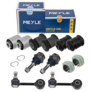 2x MEYLE Koppelstange + 2x HD Traggelenk + 10x Lager f&uuml;r VW Transporter T4 ab Fgst. vorne