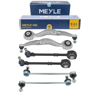 4x MEYLE / HD Querlenker + 2x Koppelstange f&uuml;r MERCEDES W212 S212 C218 X218 4-matic vorne