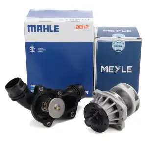 MEYLE Wasserpumpe + MAHLE Thermostat BMW E46 E39 E60 E61 E38 E65 X3 E83 X5 E53 M52 E54