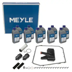MEYLE 1001350114/XK Getriebefilter Satz + 10L Getriebe&ouml;l f&uuml;r AUDI A4 A6 Q5 DL501 7-Gang