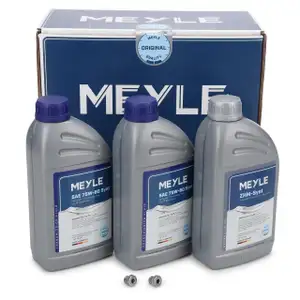 2L MEYLE Getriebeöl 75W-80 GL-5 + 1L Hydrauliköl ZH-M Synt + 2x Schraube für VAG DQ200