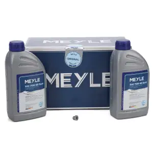 2L 2 Liter MEYLE Getriebeöl 75W80 Synt API GL-5 + Schraube für VAG DQ200