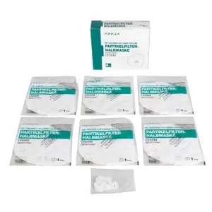 10 KINGFA FFP2 NR Face Masks, Respirator Masks, Half-Face Masks, 5-Ply, CE0598