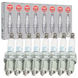 8x NGK 5592 PFR7W-TG LASER PLATINUM Z&uuml;ndkerze f&uuml;r AUDI RS4 B7 R8 42 4.2 FSI 101905621C