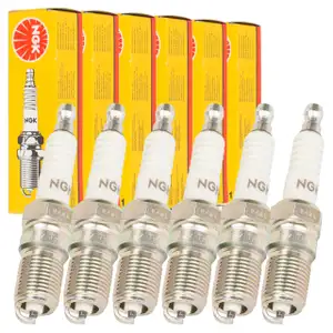 6x NGK 3812 BP6EFS Zündkerze für MERCEDES 190 W201 W124 W463 W111 W112 W126 R107 R129 M103
