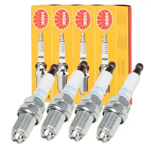 4x NGK 7553 BKUR5ET-10 Z&uuml;ndkerze f&uuml;r VW Passat B5.5 AUDI A4 B6 B7 A6 C5 2.0 130 PS
