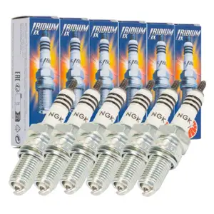6x NGK 6853 BPR9EIX IRIDIUM IX Zündkerze PORSCHE 911 2.2-3.3 MERCDES M127 M129
