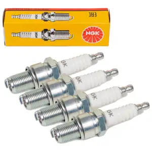 4x NGK 2611 B9ES Z&uuml;ndkerze f&uuml;r FIAT 850 Spider 100_ 0.8 49 PS 10.1965-10.1968
