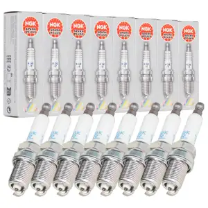 8x NGK 7963 PFR7Q LASER PLATINUM Z&uuml;ndkerze f&uuml;r AUDI RS6 C5 PORSCHE Cayenne Turbo / S 4.5