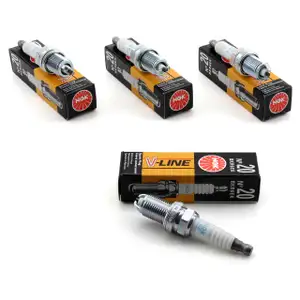 4x NGK Z&uuml;ndkerze V-Line 20 4388 BKR6EK f&uuml;r BMW MERCEDES OPEL CITROEN PEUGEOT FIAT DACIA