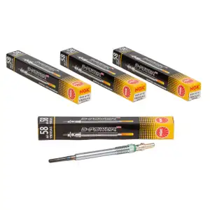 4x NGK 8904 Y8001AS D-POWER 58 Glühkerze für CITROEN FORD PEUGEOT 1.5-2.0 DIESEL