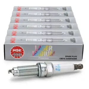 6x NGK 1961 ILZKR7A Z&uuml;ndkerze f&uuml;r PORSCHE Cayenne 9PA AUDI Q7 4LB VW Touareg 7L 7P 3.6