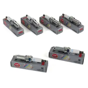 6x NGK 94290 ILZKR8A Zündkerze für PORSCHE Cayenne (92A) VW Passat (B6 B7) 3.6 FSI / R36