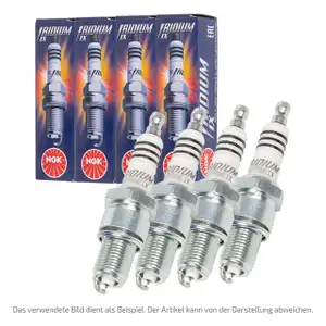 4x NGK 6637 BPR6EIX IRIDIUM IX Zündkerze für AUDI BMW OPEL PORSCHE RENAULT VW YAMAHA