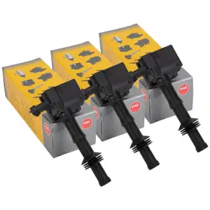 3x NGK 49549 U5513 Zündspule für PSA C3 C4 C5 208 308 408 OPEL Astra L Corsa F Mokka 1.2