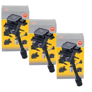 3x NGK 49062 U5323 Zündspule für FORD Fiesta 6 7 B-/C-Max 2 Focus 3 Mondeo 5 1.0 EcoBoost