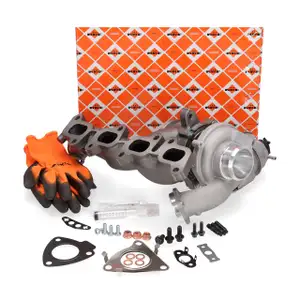 NRF Turbolader + Abgaskr&uuml;mmer f&uuml;r VW Transporter T6 Crafter 2.0 TDI 65090006003