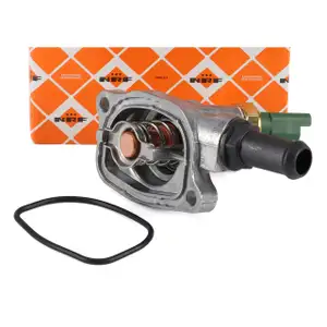 NRF 725138 EASY FIT Thermostat + Dichtung f&uuml;r FIAT 500/C Panda 169 312 FORD Ka 2 1.2