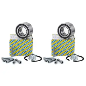 2x SNR Radlager Satz f&uuml;r AUDI Q7 4LB PORSCHE Cayenne 9PA VW Touareg vorne / hinten