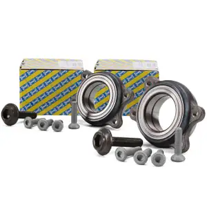 2x SNR Radlager Satz f&uuml;r AUDI A4 A5 A6 A7 A8 Q5 R8 PORSCHE Macan 95B vorne / hinten