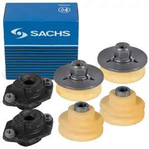 6x SACHS Domlager Satz Komplett Set für BMW 1er E81 E82 E87 E88 3er E90 E91 E92 E93 hinten