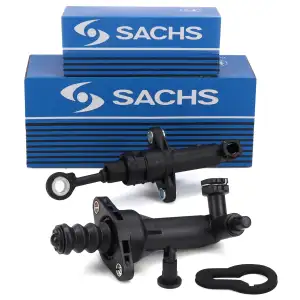 2x SACHS Nehmerzylinder + Geberzylinder VW Polo 5 6 A1 Arona Ibiza 4 Fabia 3 Rapid MQ200