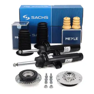 2x SACHS Sto&szlig;d&auml;mpfer MEYLE Staubschutz Domlager f&uuml;r BMW 3er F34 Gran Turismo xDrive vorne
