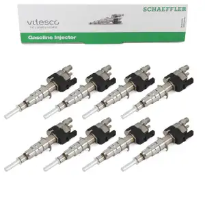 8x VITESCO Einspritzventil f&uuml;r BMW 5er F10/11/07 F12/13 F01-04 X5 X6 N63 S63 13538616079