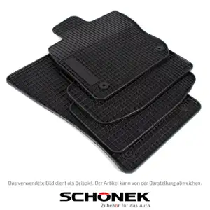 SCHÖNEK Gummimatten SEAT Tarraco (KN2_) VW Tiguan Allspace (BW2) 4-teilig