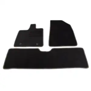 SCH&Ouml;NEK 61638 Veloursmatten Textilmatten Fu&szlig;matten f&uuml;r BYD Dolphin EV 3-teilig