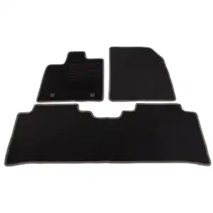 SCH&Ouml;NEK Veloursmatten Textilmatten Fu&szlig;matten f&uuml;r BYD Atto 3 EV ab Bj.02.2022 3-teilig