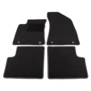 SCH&Ouml;NEK Velour Floor Mats, Textile Floor Mats for MG MG ZR 105, 120, 160 2.0 TD (4-piece set)