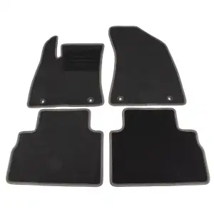 SCH&Ouml;NEK Velour Floor Mats, Textile Floor Mats for MG MG ZS SUV AZS1 EV (Model Year 2019 and Later) 4-Piece Set