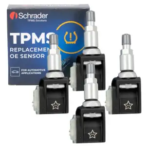 4x SCHRADER 3057 Reifendrucksensor Sensor Reifendruck f&uuml;r BMW MERCEDES MINI TOYOTA