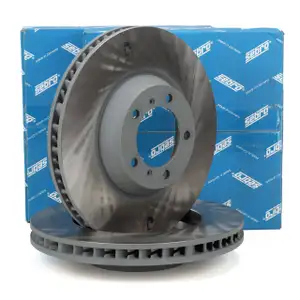 SEBRO Bremsscheiben Satz für PORSCHE Cayenne (9YA 9YB) Panamera (971) vorne