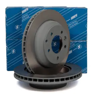 SEBRO Bremsscheiben Satz f&uuml;r AUDI Q7 4LB PORSCHE Cayenne 9PA 92A VW Touareg 7L 7P hinten