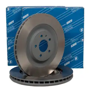 SEBRO Bremsscheiben Satz f&uuml;r PORSCHE Macan (95B) 2.0 3.0 3.6 3.0 D PR-EK hinten