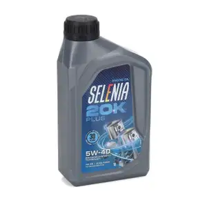 1L 1 Liter PETRONAS SELENIA 20K PLUS 5W-40 Motor&ouml;l ACEA C3/B4 FCA 9.55535-M2/H2/N2