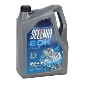 5L 5 Liter PETRONAS SELENIA 20K PLUS 5W-40 Motor&ouml;l ACEA C3/B4 FCA 9.55535-M2/H2/N2